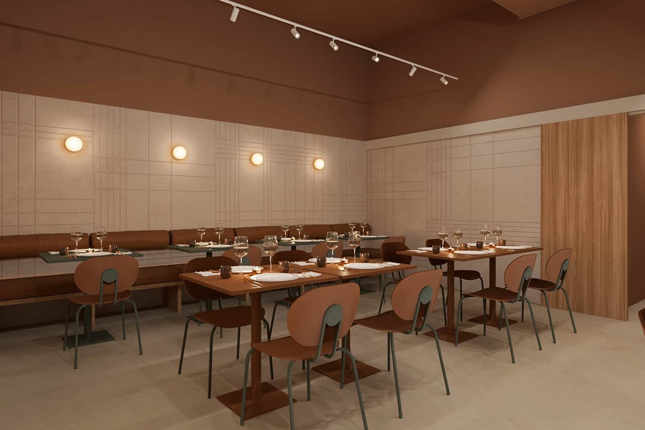 Interiorismo de restaurante en Barcelona