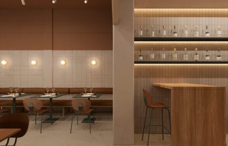 Interiorismo de restaurante en Barcelona
