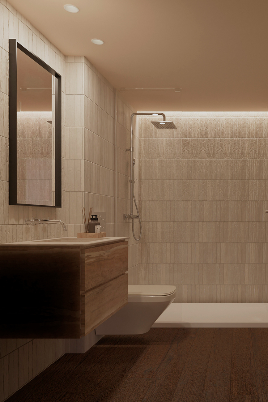 Diseño de interiores residencial baño